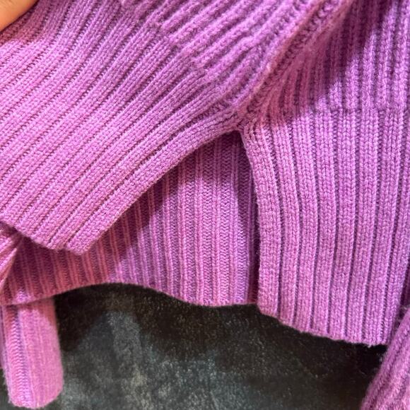 NWT $395 Simkhai Adrienne Wool/Cashmere Turtleneck Sweater, Sz S (2-4) (MM-1145) - Picture 4 of 9